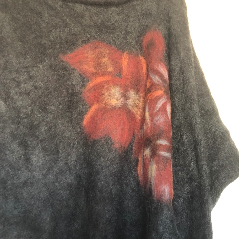 Anthropologie Troubadour Felted Floral Sweater - Picture 5 of 8
